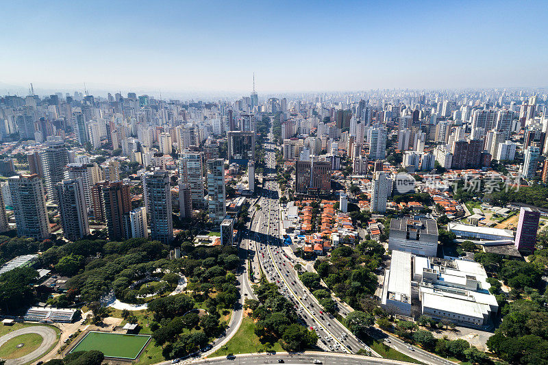 巴西圣保罗de Maio大道23号鸟瞰图